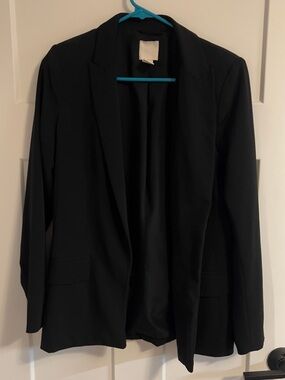 H&M Black Long Blazer